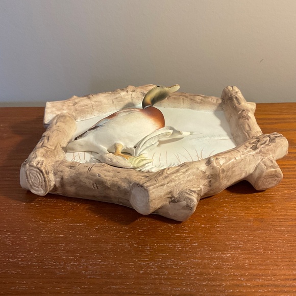 Vintage 3D Ceramic Mallard Duck Hand-painted Wall Hanging - Picture 8 of 13